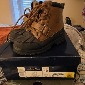 Polo by Ralph Lauren Kids' Tan and Black Boots